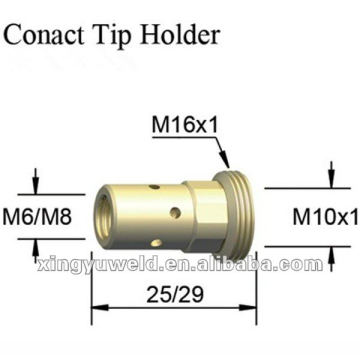 Support de contact de soudage (panasonic / binzel / otc)